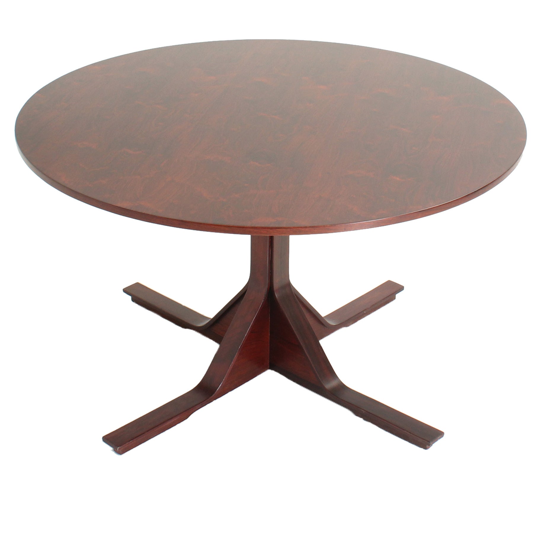 Gianfranco Frattini Round Dining Table by Bernini For Sale