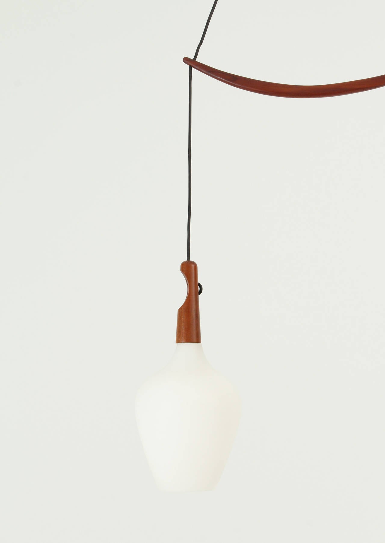 Swedish Double Chandelier Designed by Uno and Osten Kristiansson for Luxus, Sweden