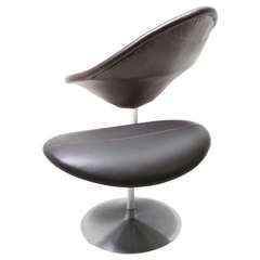 Globe Chair and Ottoman by Pierre Paulin