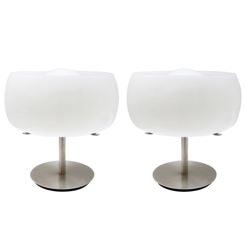 A Pair of Erse Table Lamps by Vico Magistretti For Sale