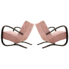 A Pair of Lounge Chairs by J. Halabala, 1930's