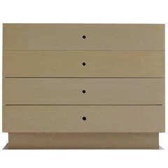 Steel and Lacquered French Chest of Drawers