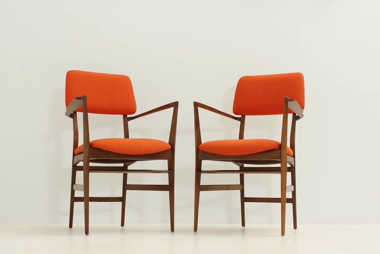Edmondo Palutari Chairs by Dassi, Italy In Excellent Condition In Barcelona, ES