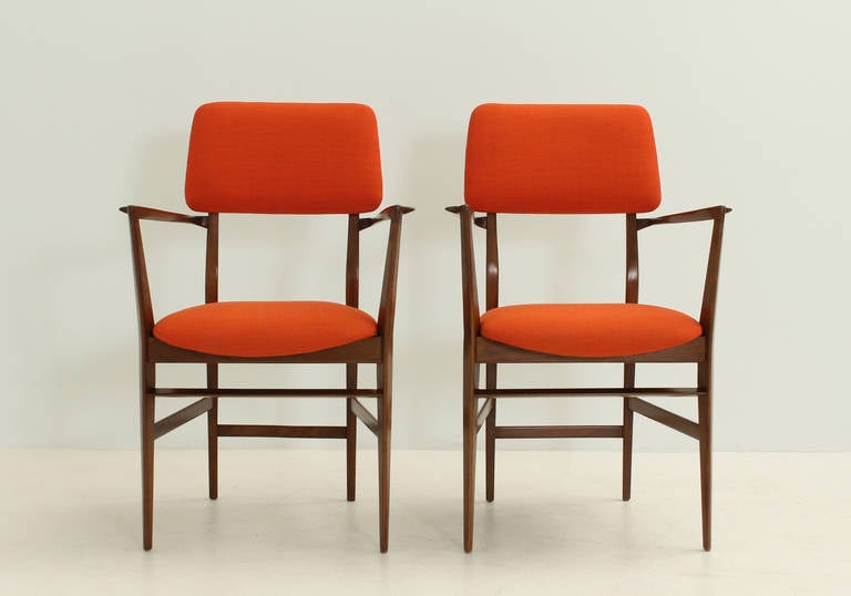 Edmondo Palutari Chairs by Dassi, Italy 4