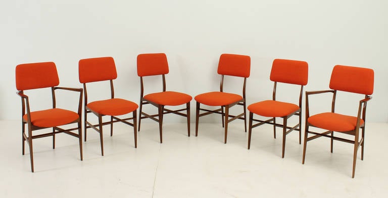 Edmondo Palutari Chairs by Dassi, Italy 5