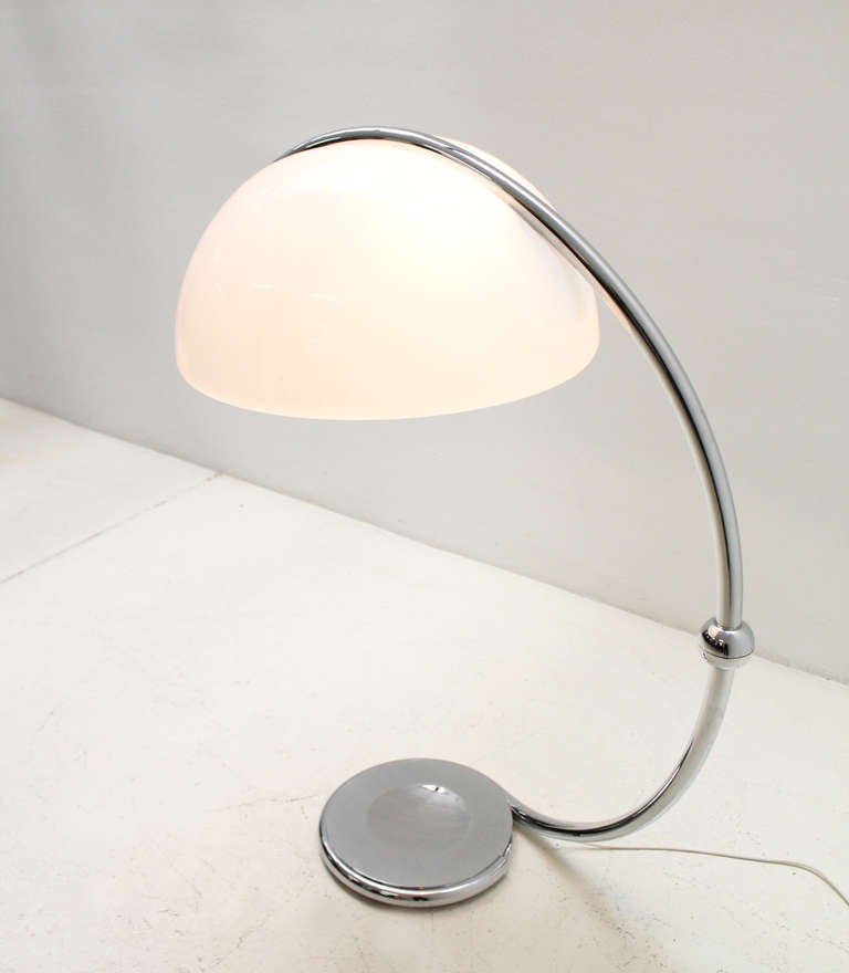 Chromed Serpente Floor Lamp For Sale 4