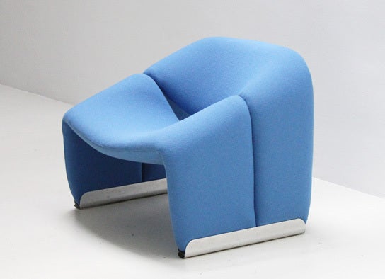 Easy chair model F598 also named Groovy Chair designed by Pierre Paulin and produced by Artifort, The Netherlands in 1973.