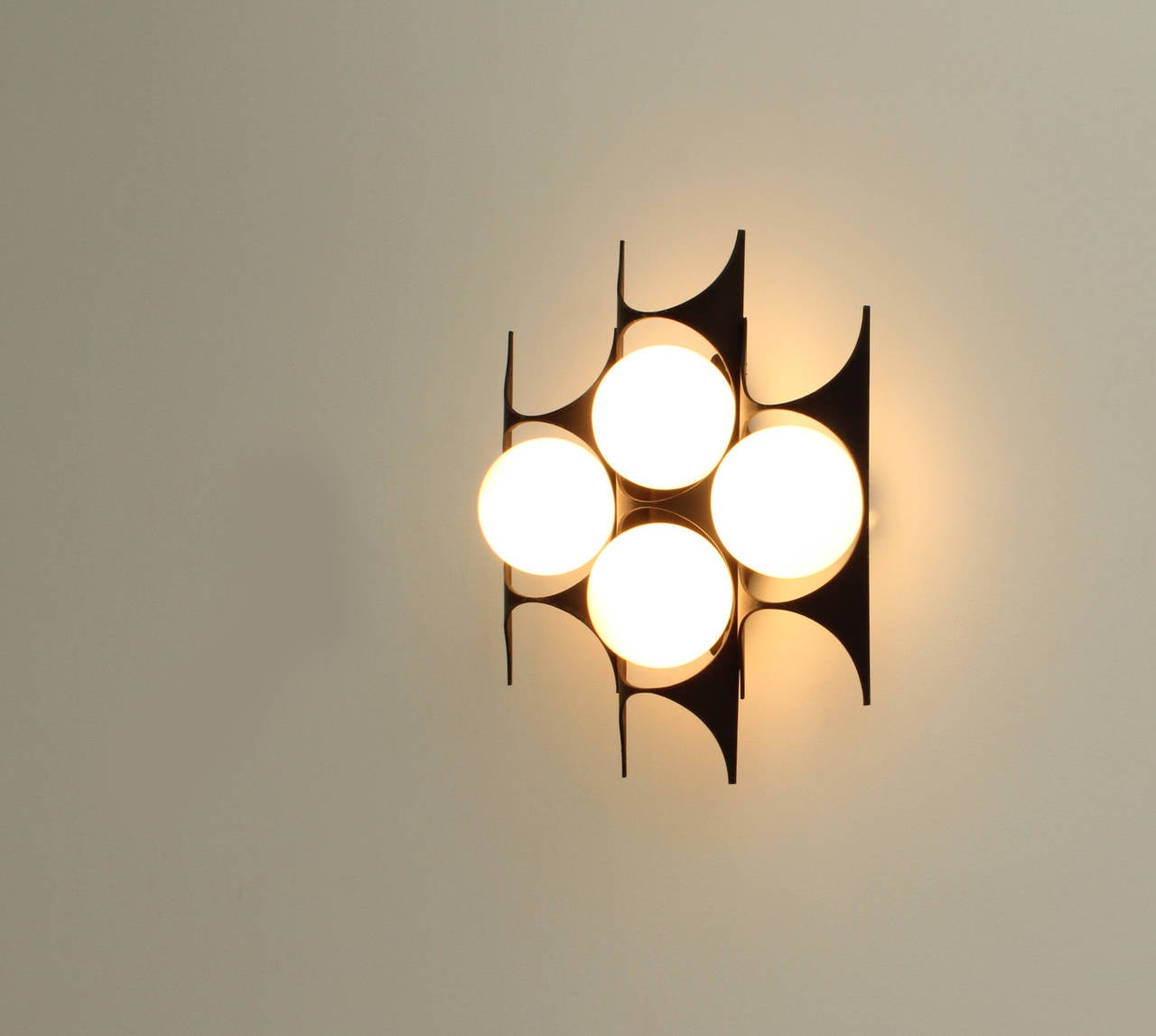 Spanish Brutalist Sconce from 1960's For Sale 2