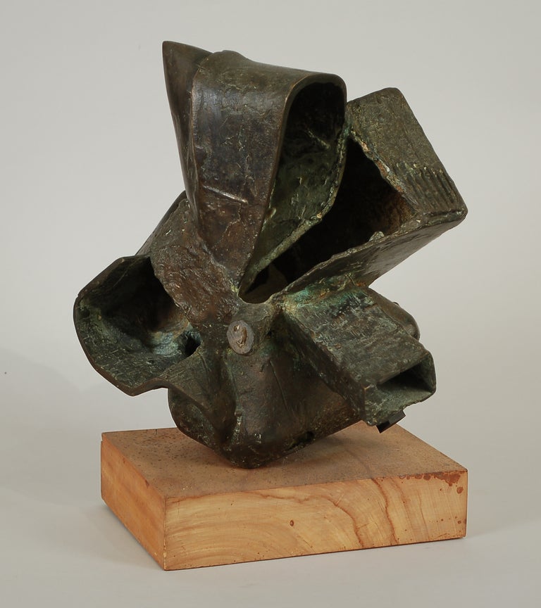 Brutalist Bronze Sculpture In Good Condition In San Mateo, CA