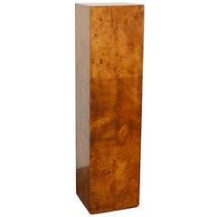 Tall Burl Wood Pedestal