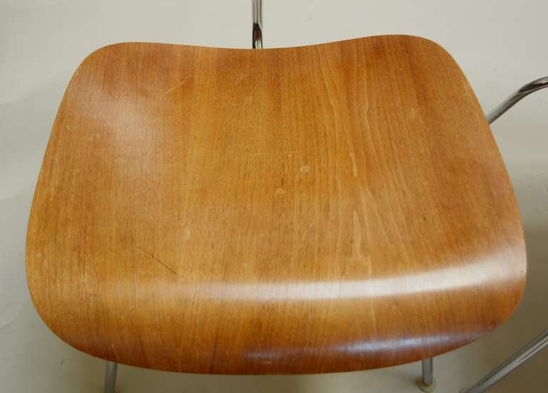 Mid-20th Century Pair of Charles Eames DCM Chairs