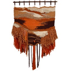 California Woven Tapestry Wall Hanging