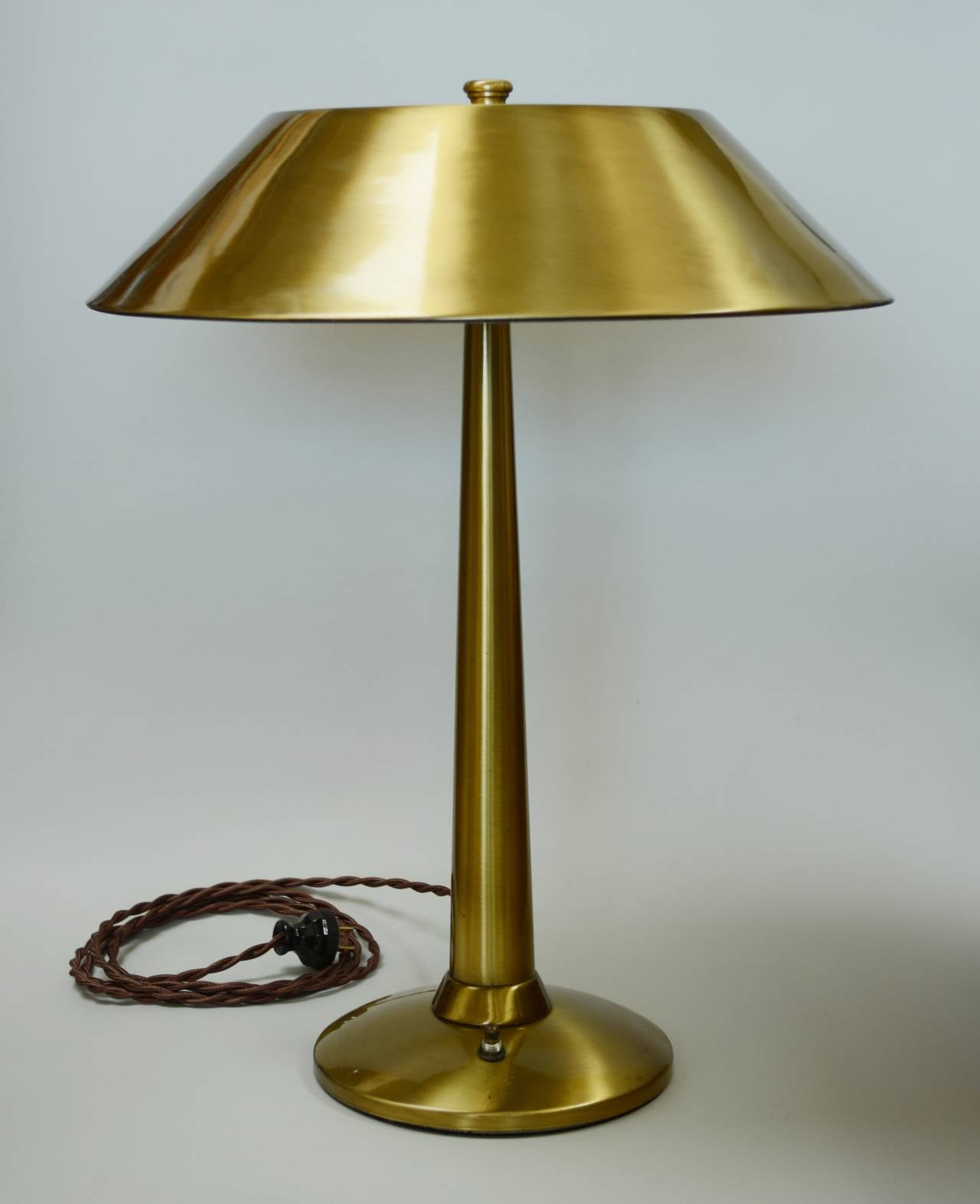 Modernist Brass Desk or Table Lamp 2