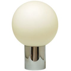 Laurel Chrome Globe Lamp