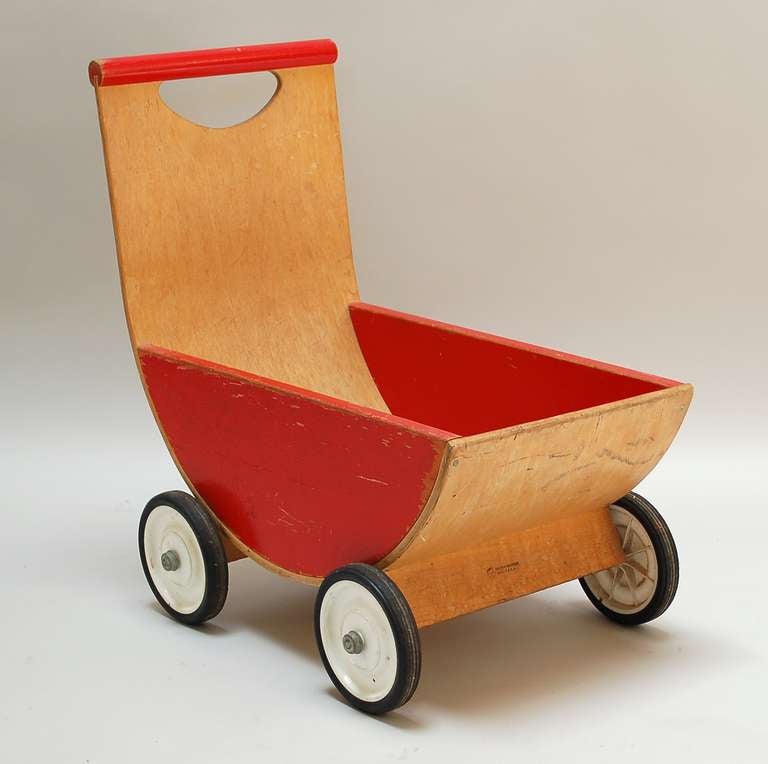 American Creative Playthings Molded Plywood Carriage