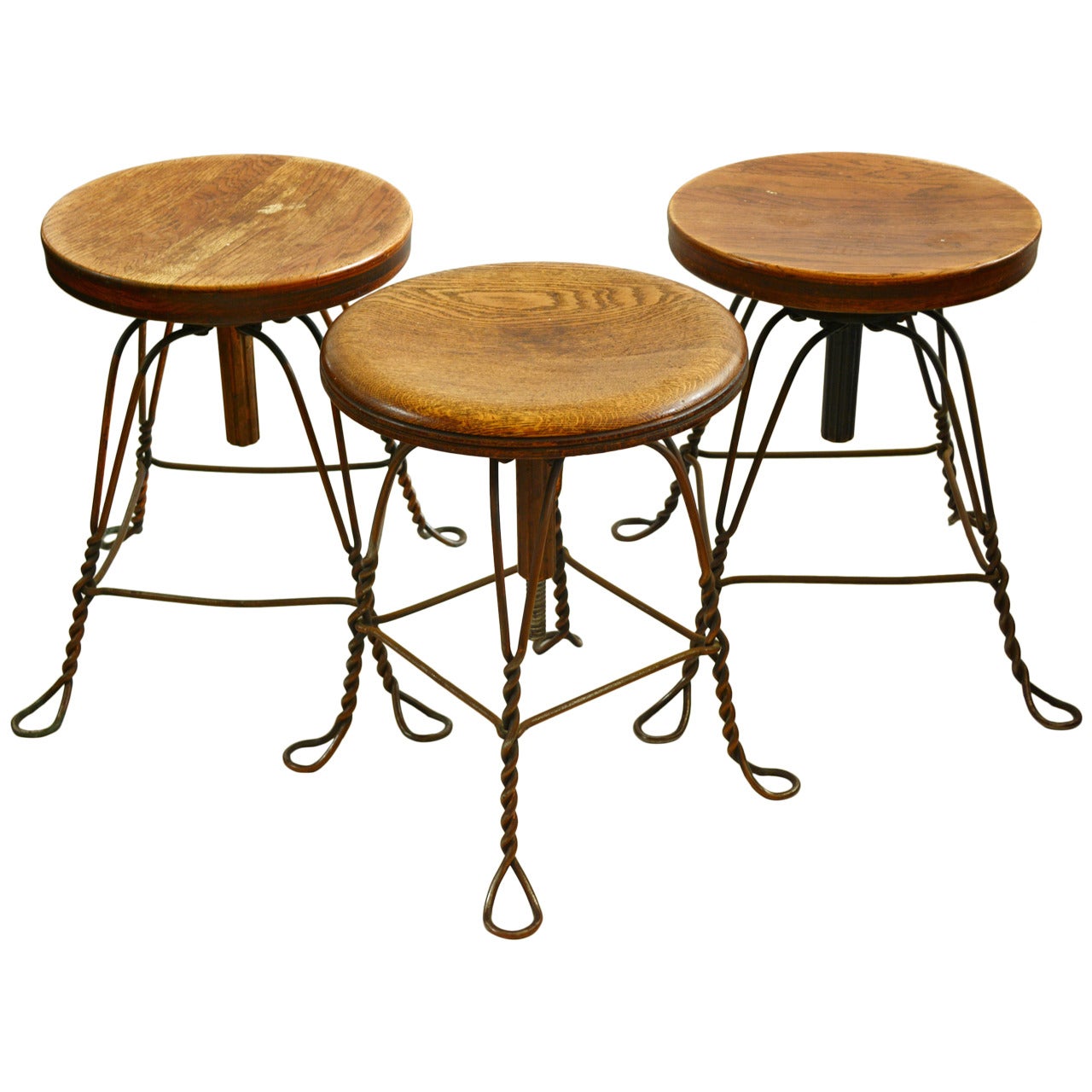 Industrial Twisted Steel Wire Stools