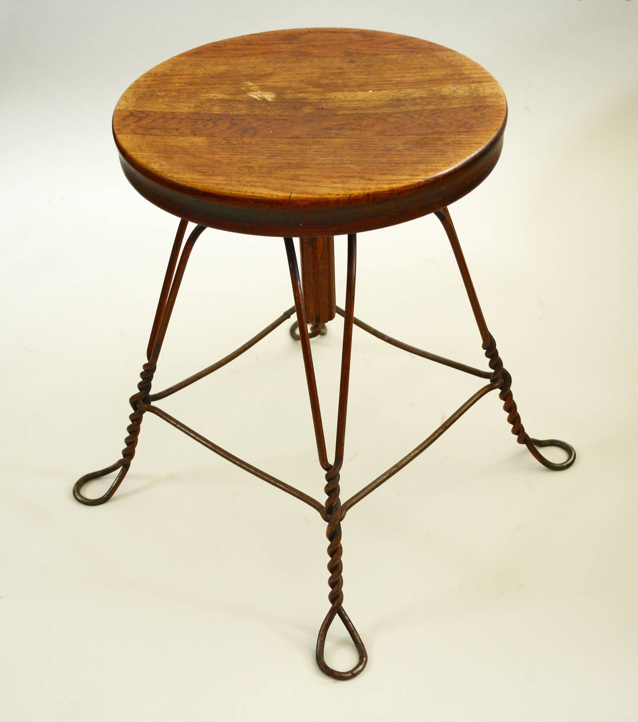 Industrial Twisted Steel Wire Stools 2