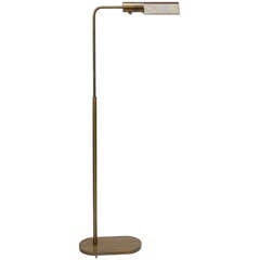 Brass Casella Adjustable Floor Lamp