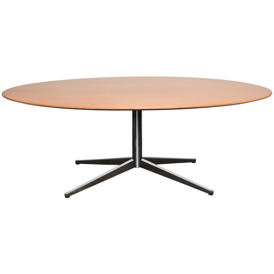 Florence Knoll Oval Dining Table