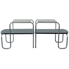 Gilbert Rohde für Troy Sunshade Streamline End Tables