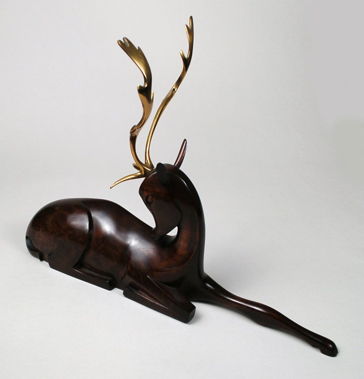 hagenauer wood and bronze reindeer at 1stdibs hagenauer wood and bronze reindeer at 1stdibs