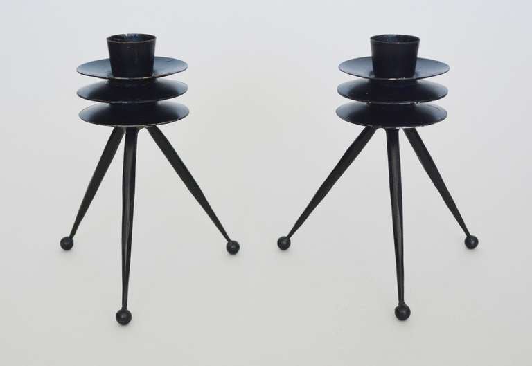 Pair of Tony Paul Candle Holders