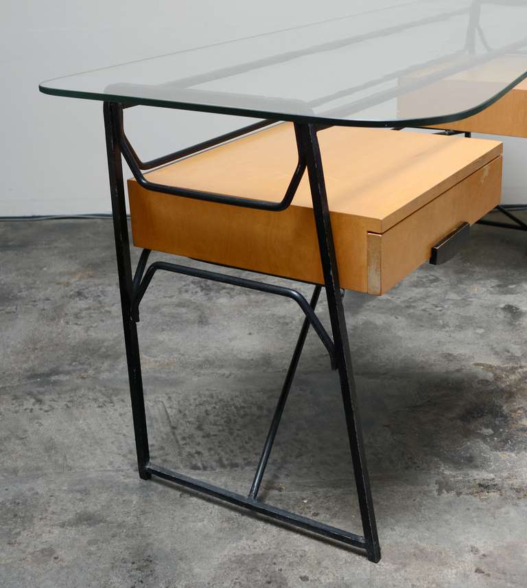 Mid-20th Century Maurizio Tempestini Iron Desk for Salterini