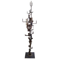 Shuko Kobayashi Steel Floor Standing Sculpture 1