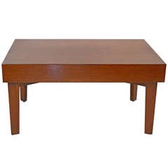 George Nelson Coffee Table with Pull Out Trays