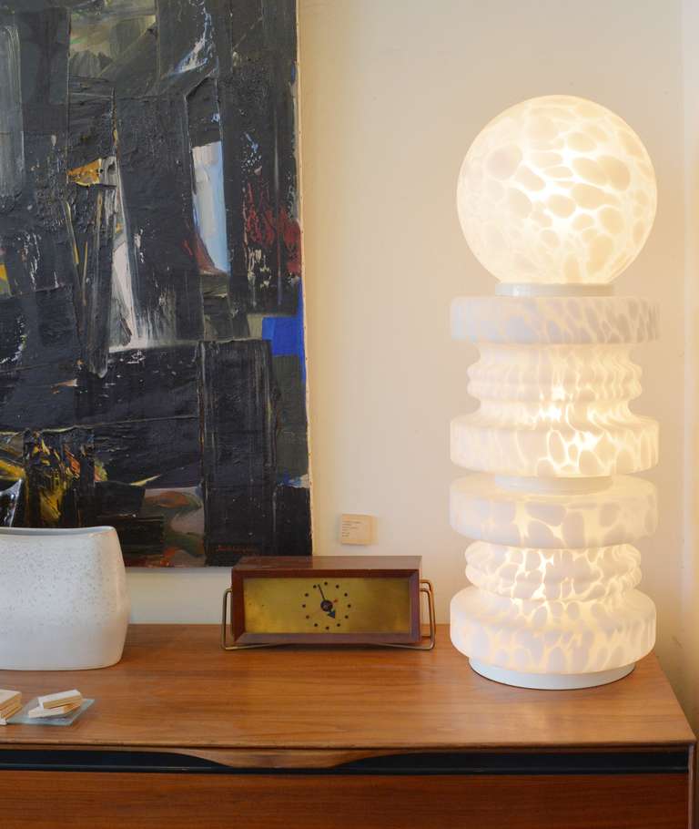 Monumental Chess Piece Murano Lamp 2