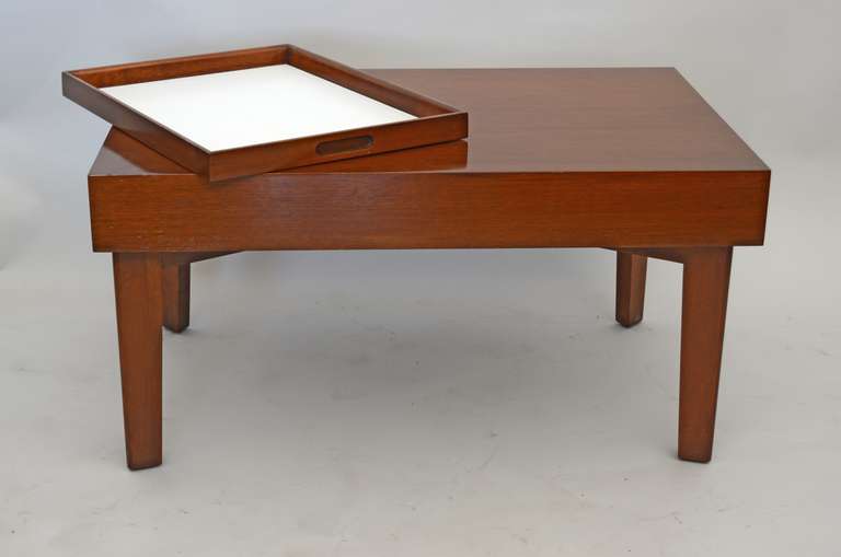 George Nelson Coffee Table with Pull Out Trays 2