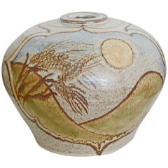 Large Sasha Makovkin Pottery Floor Vase 10