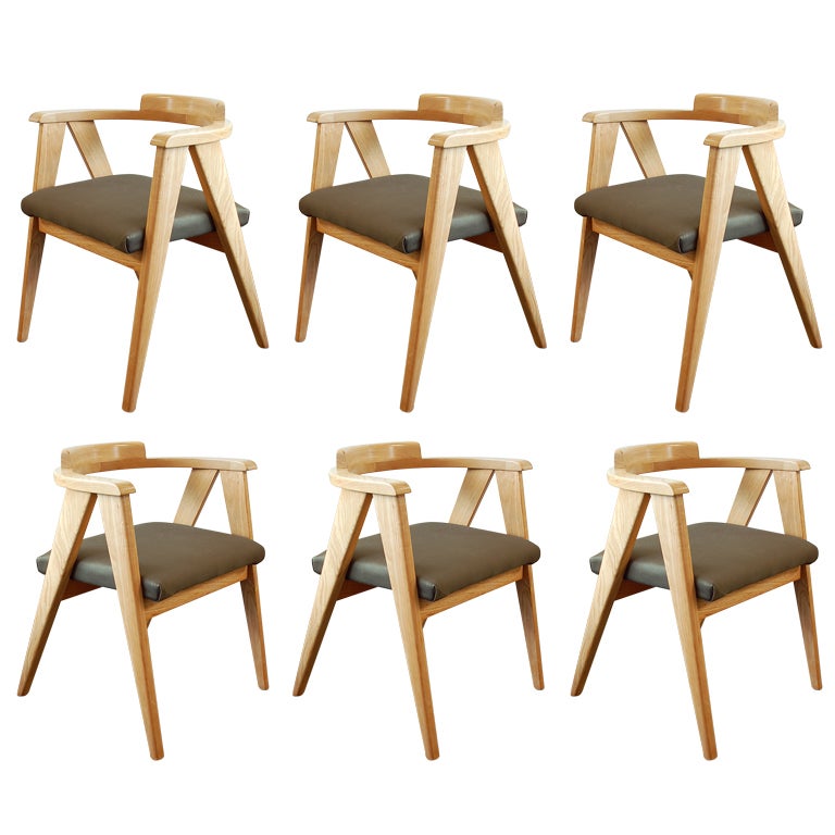 Six Ash Compass Chairs