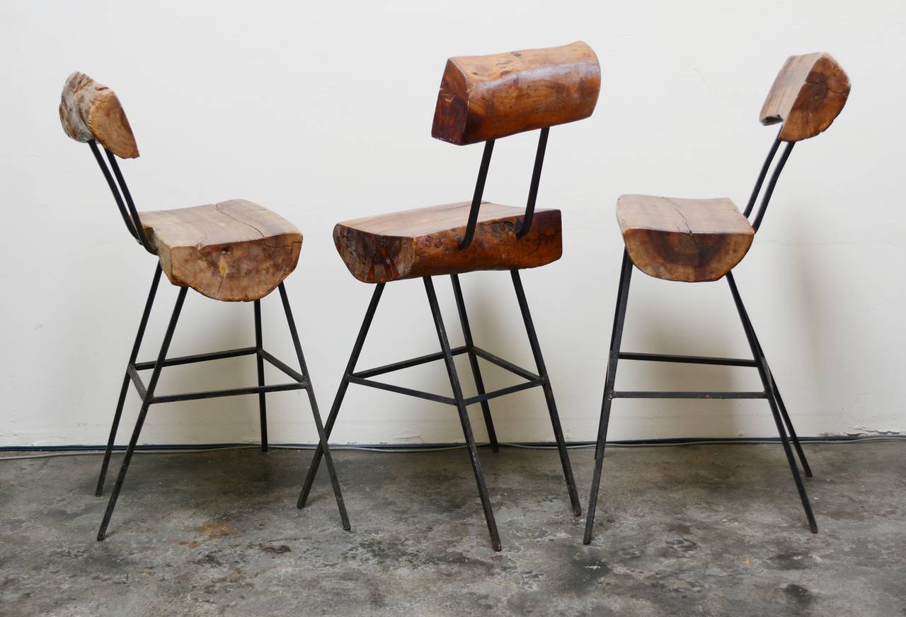 rustic modern bar stools
