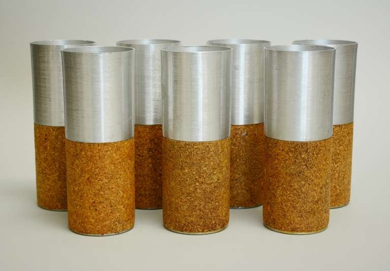 American Russel Wright Aluminum Mint Julep Cups