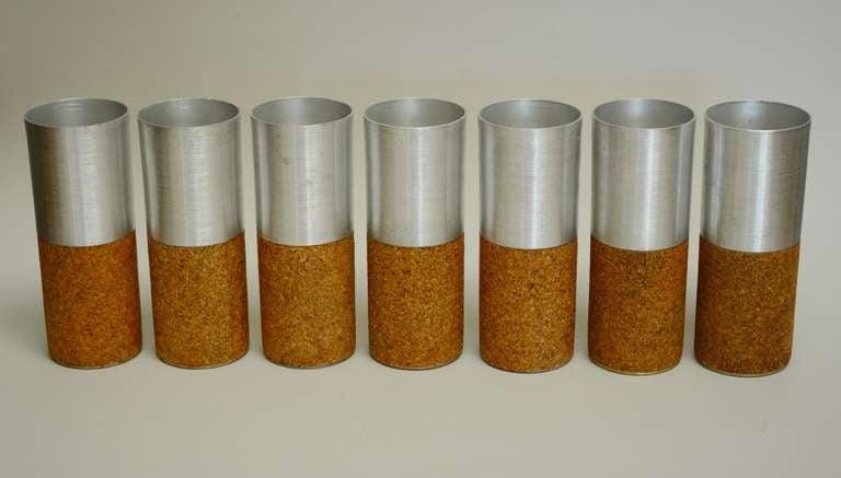 Russel Wright Aluminum Mint Julep Cups In Good Condition In San Mateo, CA