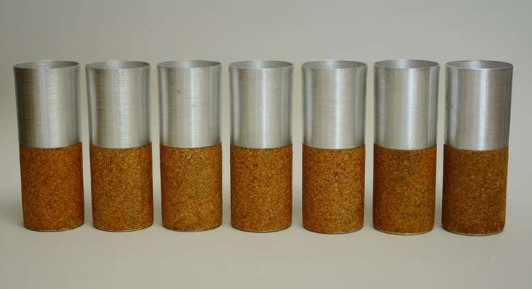 Mid-20th Century Russel Wright Aluminum Mint Julep Cups