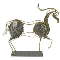 C. Jere Prancing Horse Table Sculpture