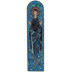 Mid Century Ceramic Mosaic Madonna