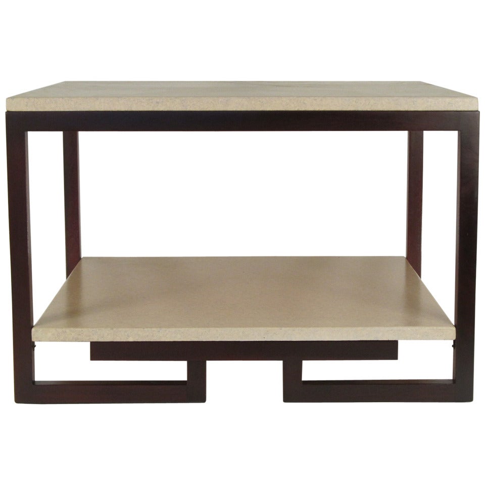 Paul Frankl Design for Johnson Furniture Cork Top Coffee Table