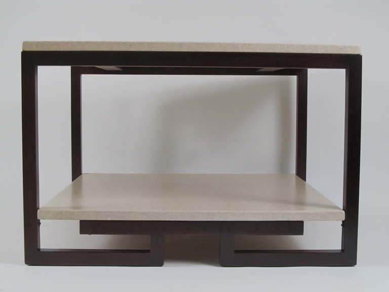 Mid-20th Century Paul Frankl Design for Johnson Furniture Cork Top Coffee Table