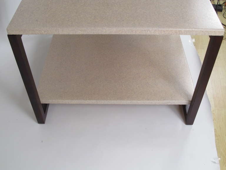 Paul Frankl Design for Johnson Furniture Cork Top Coffee Table In Excellent Condition In Papaikou, HI