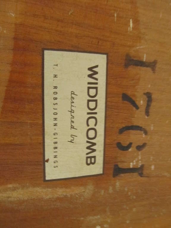 Wood T. H. Robsjohn-Gibbings Cocktail Table with Magazine Rack for Widdicomb