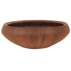 Large Staved Teak Dansk Bowl by Quistgaard