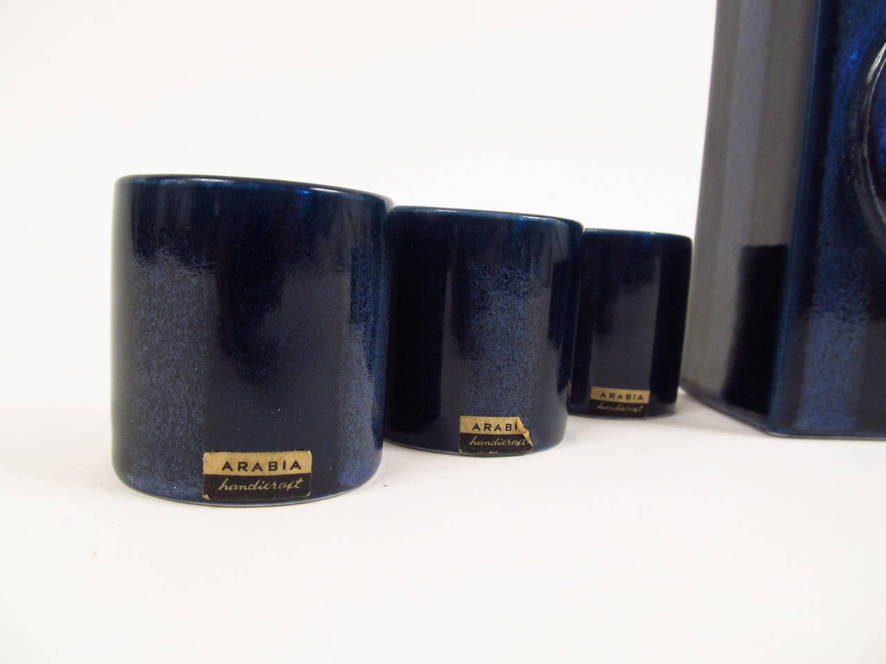 Flask and Glass Set by Hilkka-Liisa Ahola for Arabia Finland