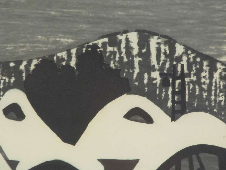 Signed Kiyoshi Saito (1907 - 1997) Woodblock Print 