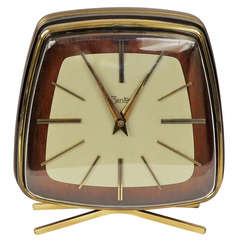 Vintage German Made Zentra Chiming Mechanicl Clock