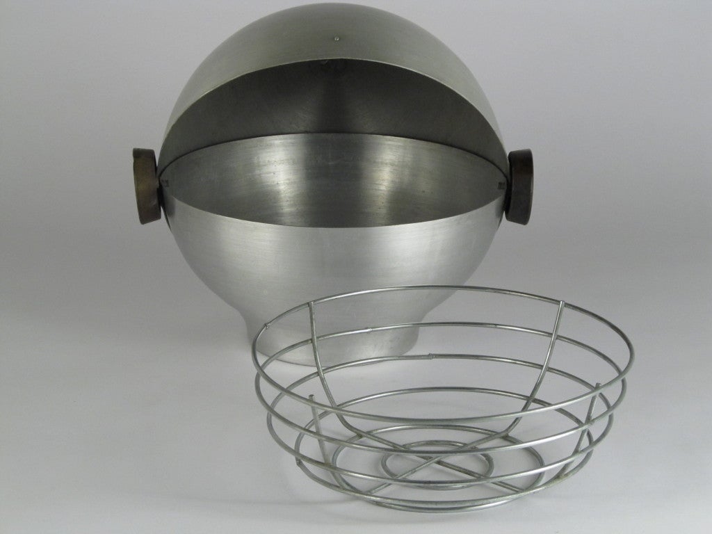 Mid-20th Century Russel Wright Spun Aluminum Bun Warmer