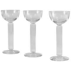 Three Libbey Embassey Cocktail Glasses