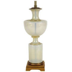 Regency Style Barovier Murano Glass Marbro Lamp